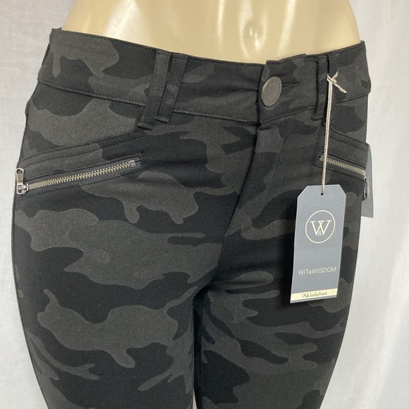 WIT & WISDOM Leggings Women’s Size 6 Camouflage Ponte Knit Ankle Trousers NWT - Picture 8 of 10